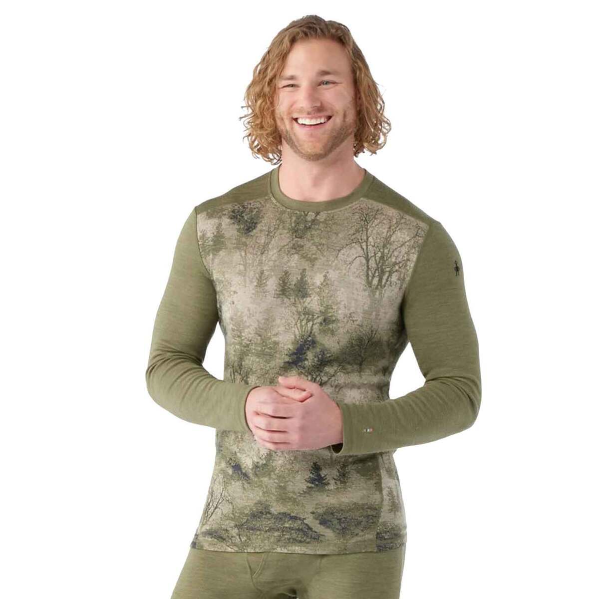 Smartwool Men's Classic Thermal Merino Crew Long Sleeve Base Layer Shirt 4 Smartwool Men's Classic Thermal Merino Crew Long Sleeve Base Layer Shirt