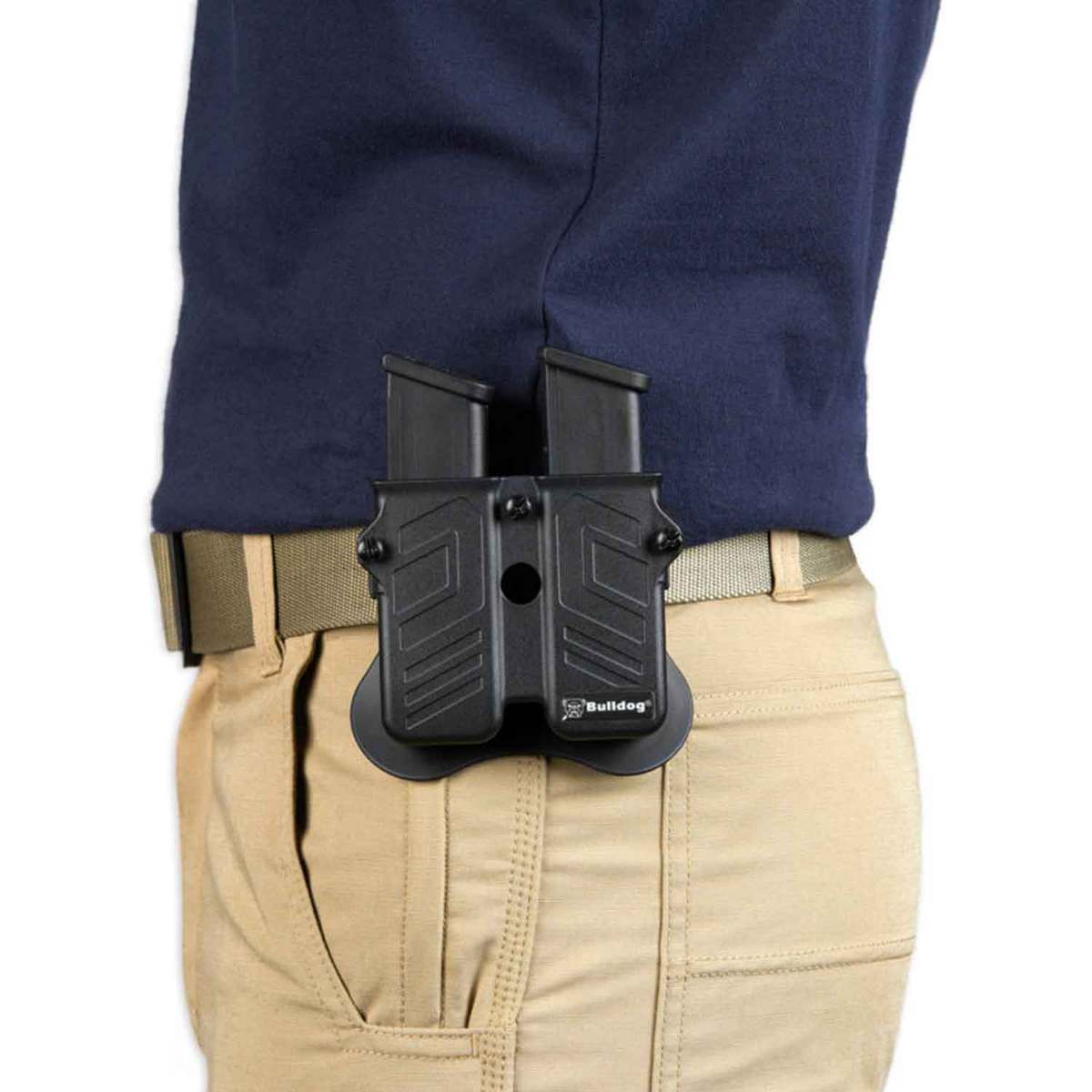 Bulldog Tactical Max Multi-Fit Double Magazine Holder Ambidextrous Magazine Holder