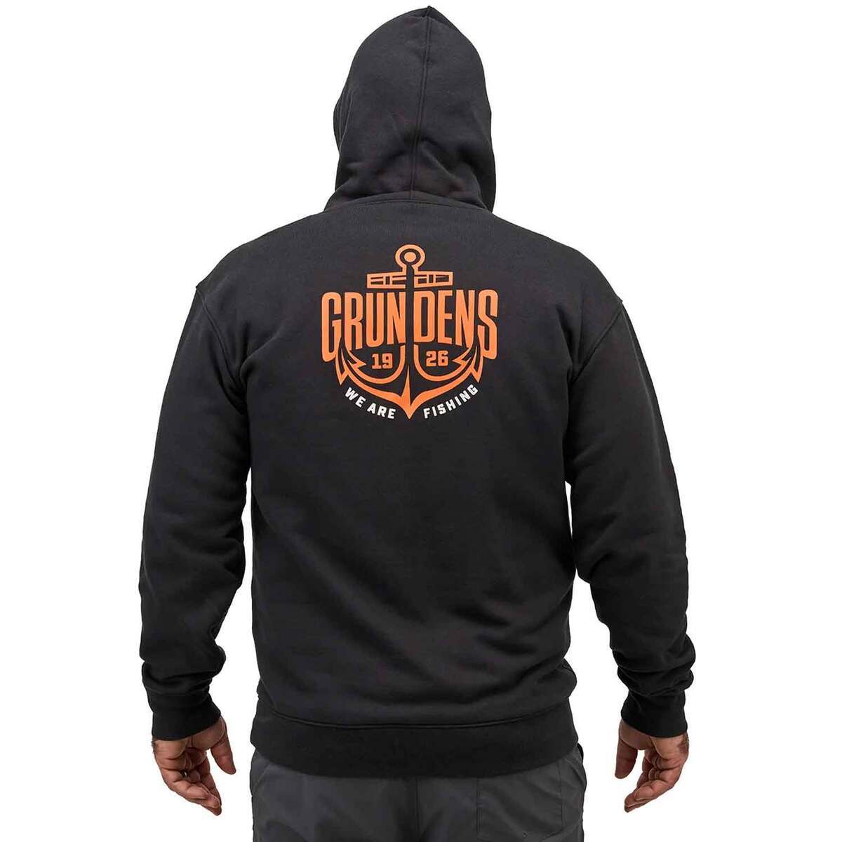 Grundens Men's Displacement Durable Water Repellent Graphic Fishing Hoodie 3 Grundens Men's Displacement Durable Water Repellent Graphic Fishing Hoodie