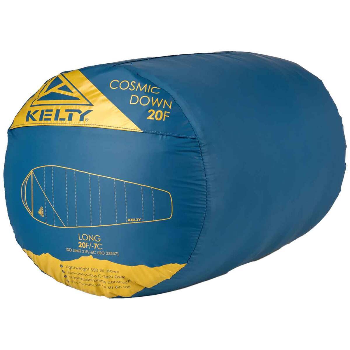 Kelty Cosmic Down 20F Degree Mummy Sleeping Bag - Blue 5 Kelty Cosmic Down 20F Degree Mummy Sleeping Bag - Blue