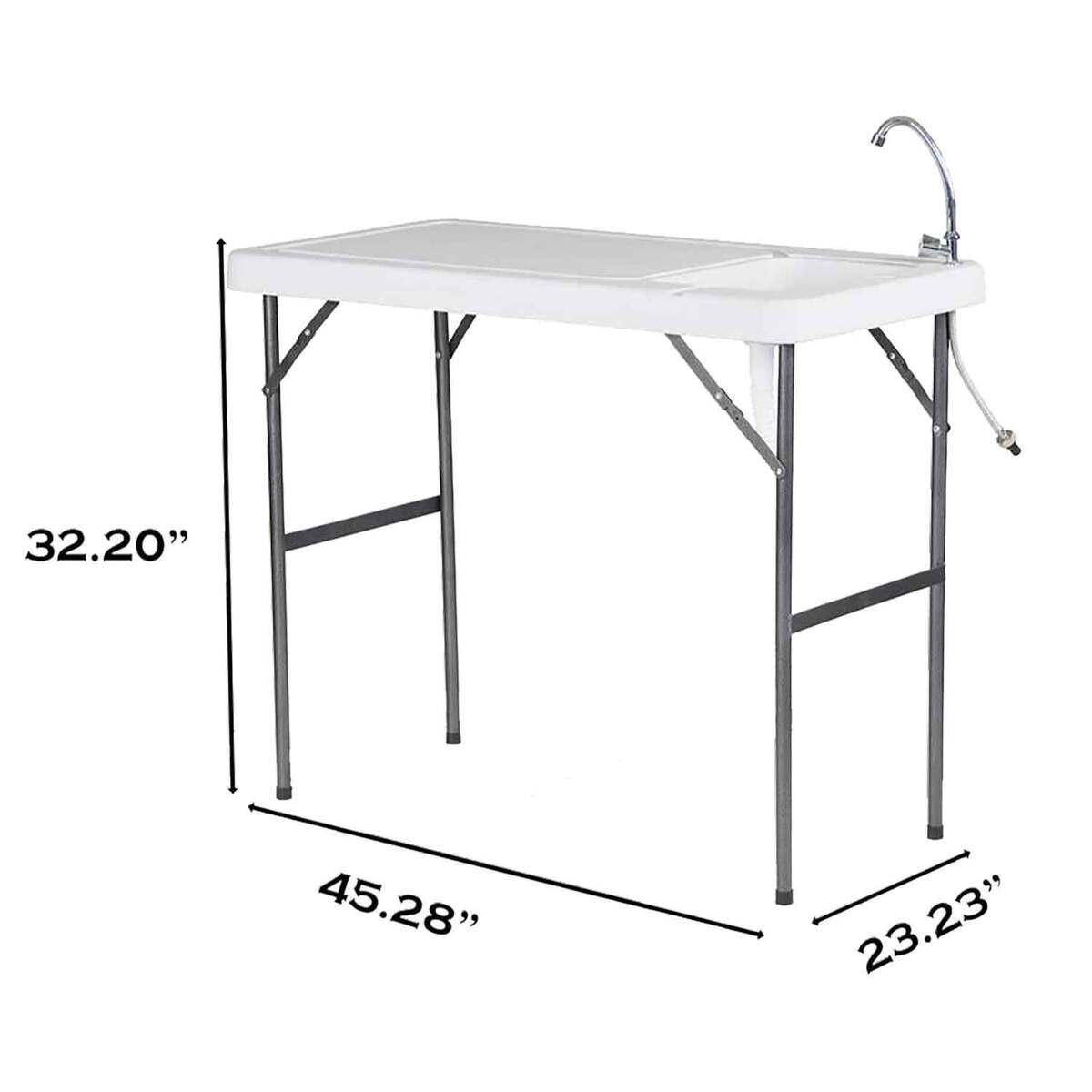 Old Cedar Outfitters 2 Man Game Cleaning Station with Folding Faucet