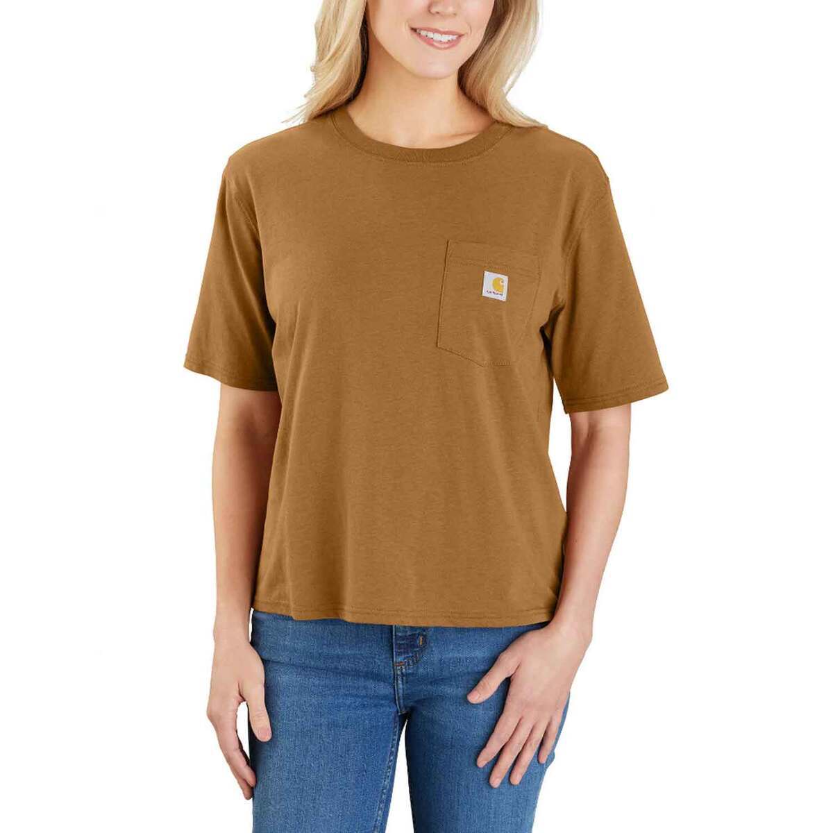Carhartt Women's Loose Fit Lightweight Short Sleeve Work Shirt 4 Carhartt Women's Loose Fit Lightweight Short Sleeve Work Shirt