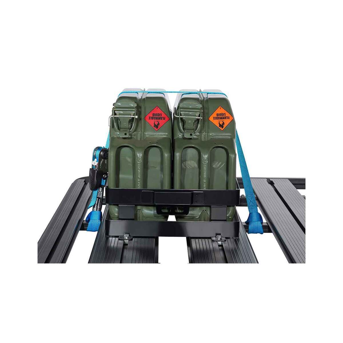 Rhino-Rack Double Horizontal Jerry Can Holder Auto Rack Accessory 4 Rhino-Rack Double Horizontal Jerry Can Holder Auto Rack Accessory