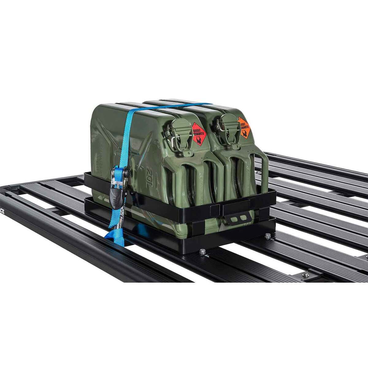 Rhino-Rack Double Horizontal Jerry Can Holder Auto Rack Accessory 5 Rhino-Rack Double Horizontal Jerry Can Holder Auto Rack Accessory