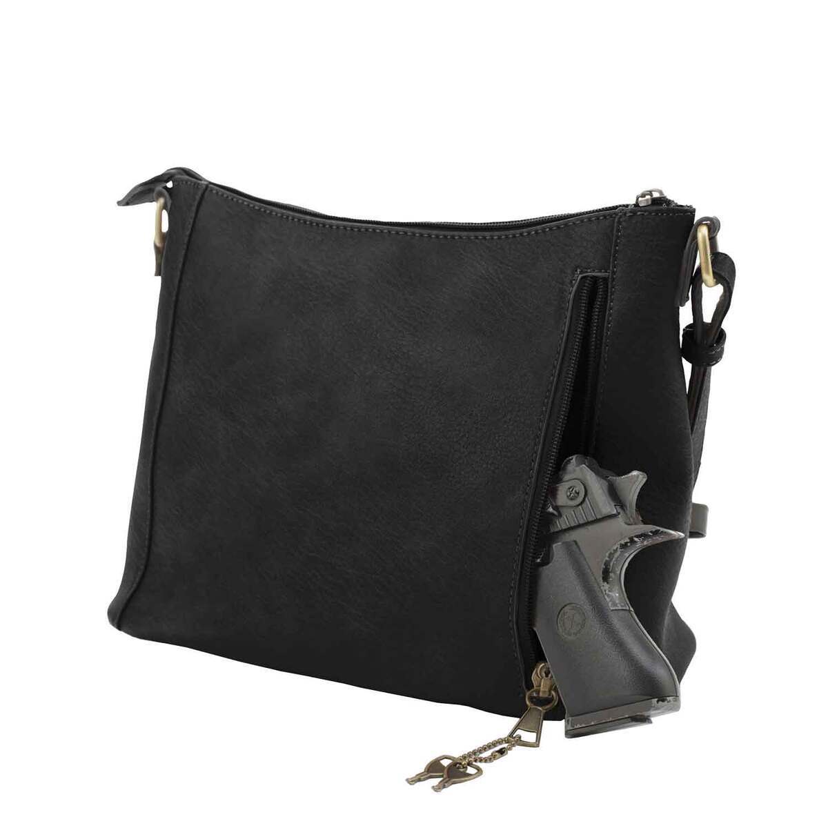 Jessie & James Esther Concealed Carry Lock and Key Crossbody - Black