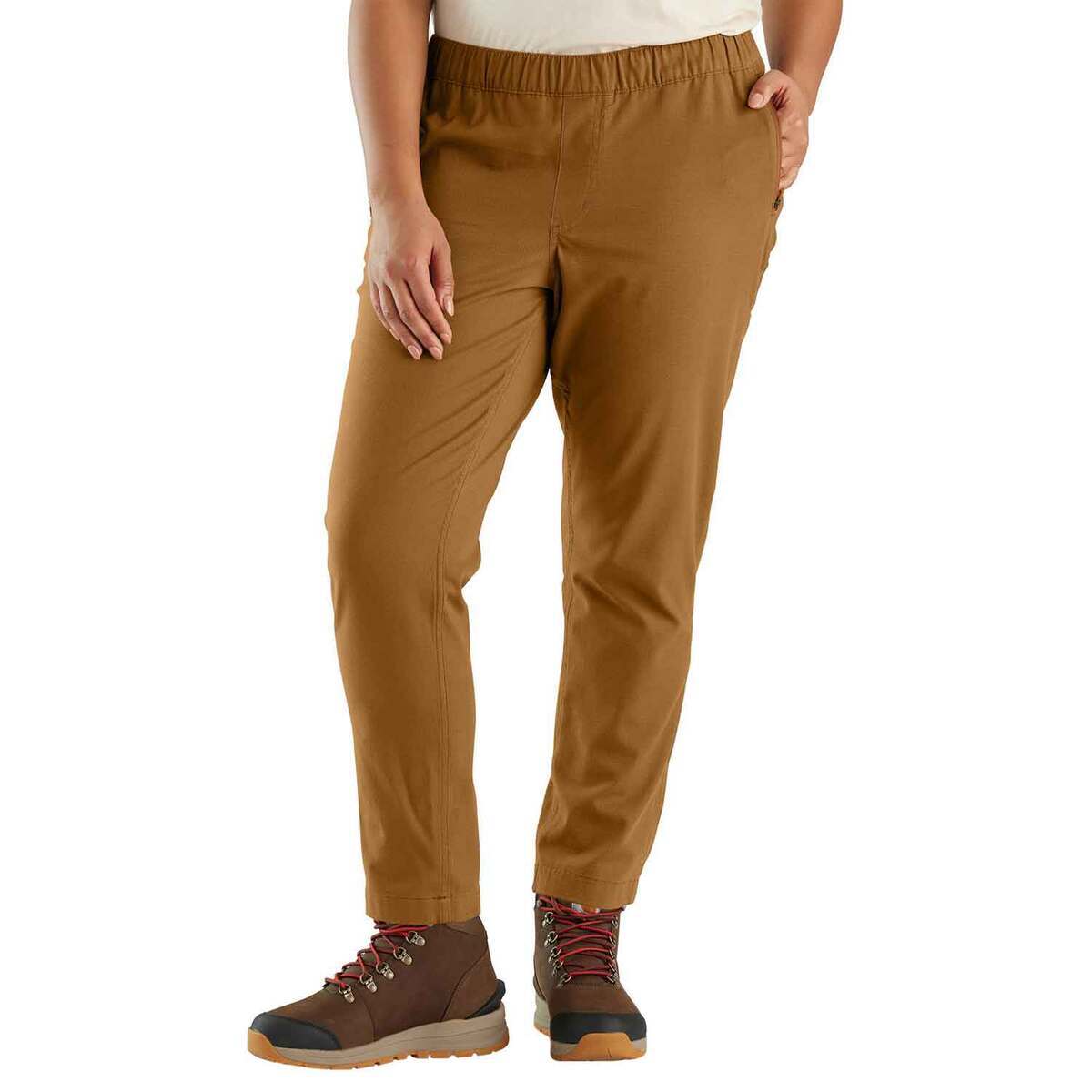 Carhartt Women's Force Ripstop Mid Rise Relaxed Fit Work Pants 5 Carhartt Women's Force Ripstop Mid Rise Relaxed Fit Work Pants