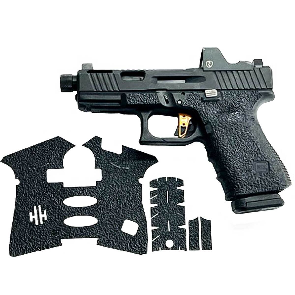 HandleItGrips Rubber Glock 19/23 Gen 4 Pistol Grip Enhancement - Black