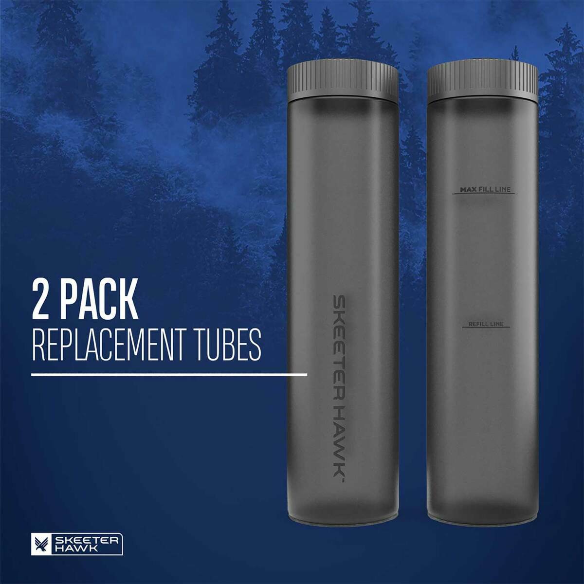 Skeeter Hawk Bait Station Refill/Replacement Tubes - 2 Pack