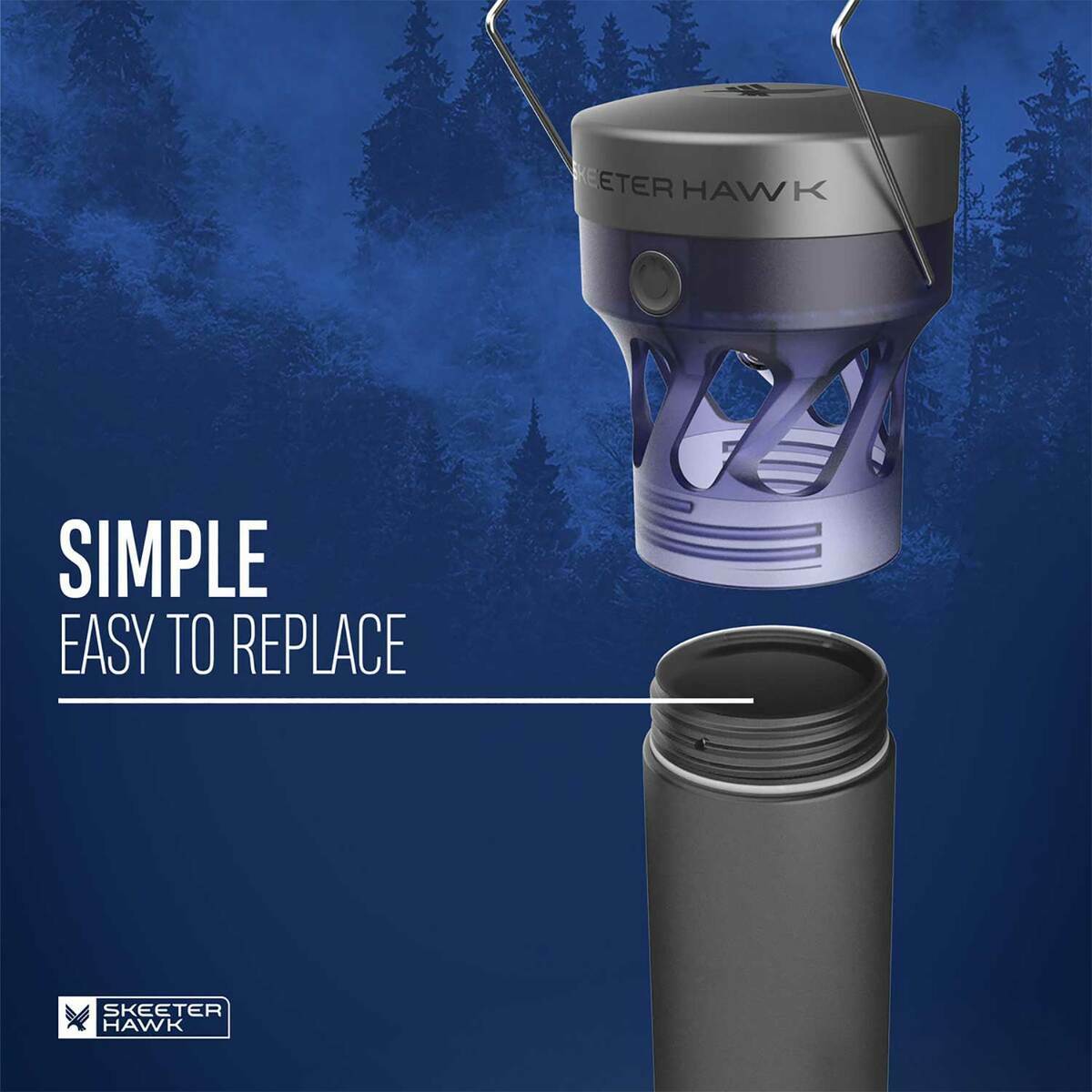 Skeeter Hawk Bait Station Refill/Replacement Tubes - 2 Pack 3 Skeeter Hawk Bait Station Refill/Replacement Tubes - 2 Pack