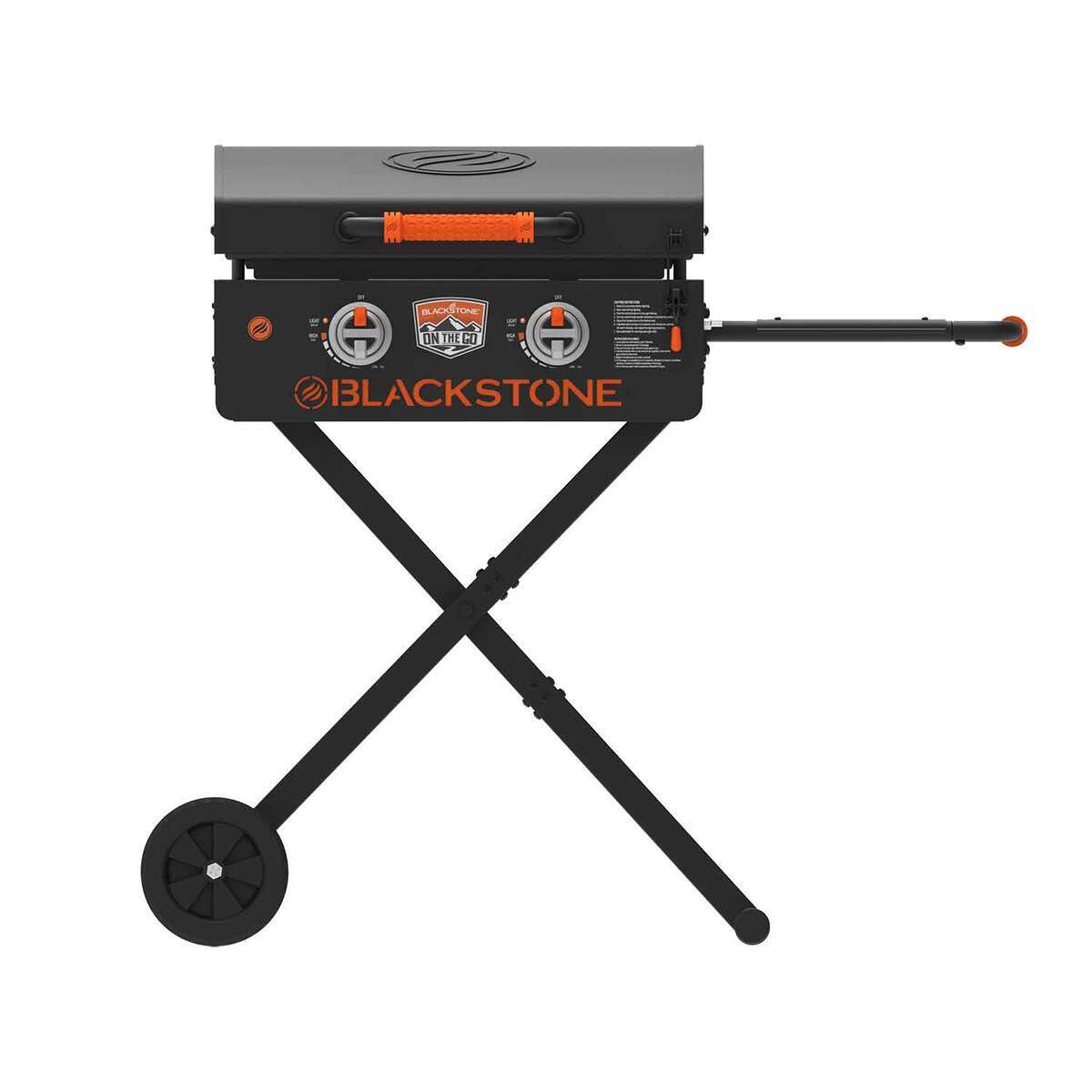 Blackstone 22in On The Go Scissor Leg with Hood 2 Burner Griddle - Black 4 Blackstone 22in On The Go Scissor Leg with Hood 2 Burner Griddle - Black