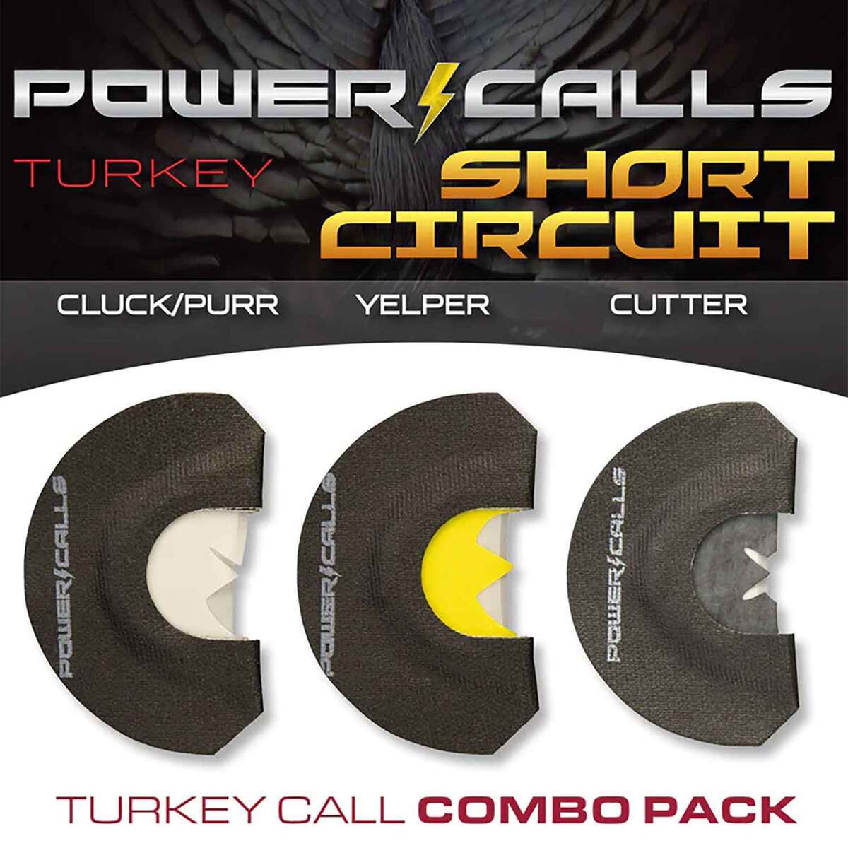 Power Calls Short Circuit Turkey Call - 3 Pack