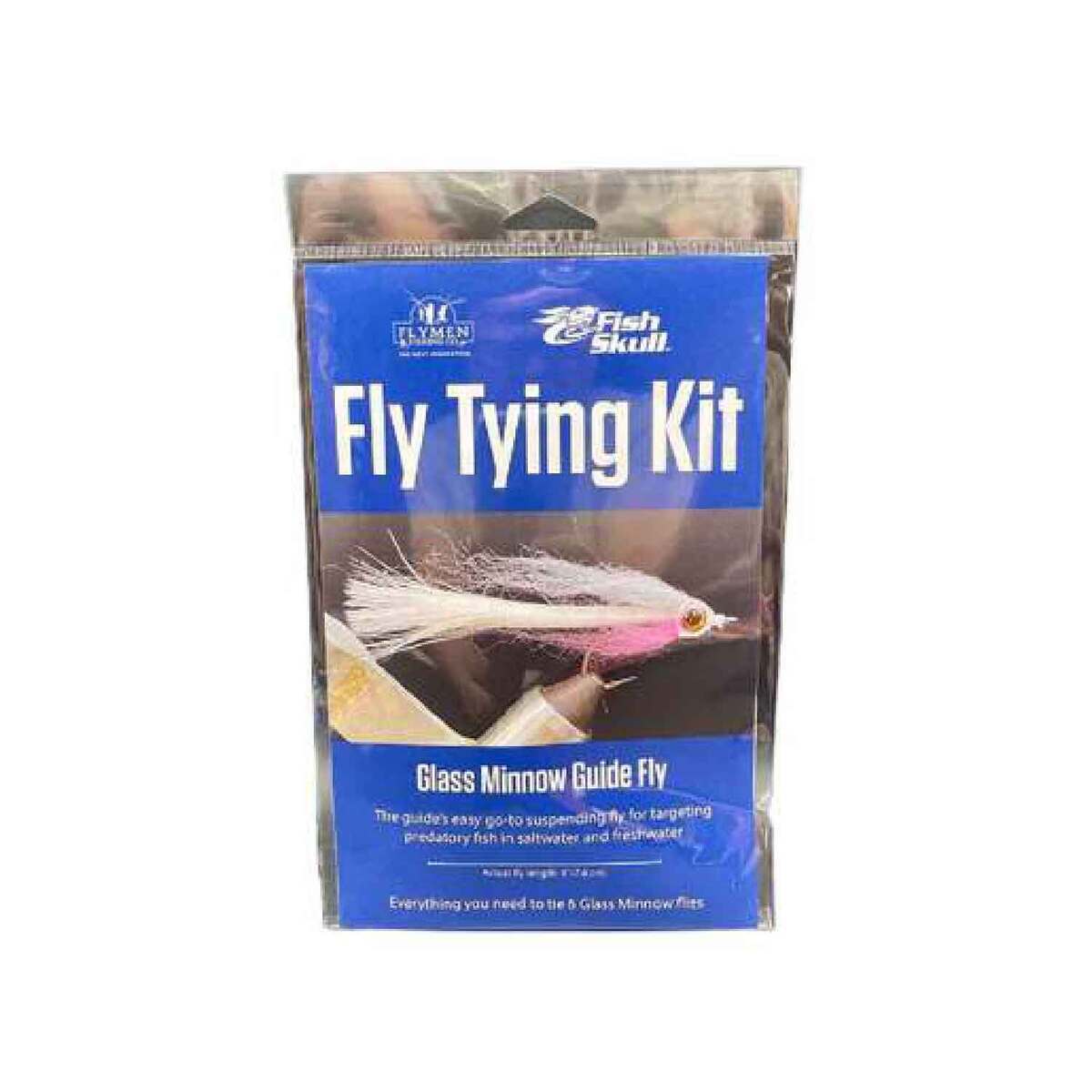 Flymen Fishing Co Fish-Skull Glass Minnow Guide Tying Kit