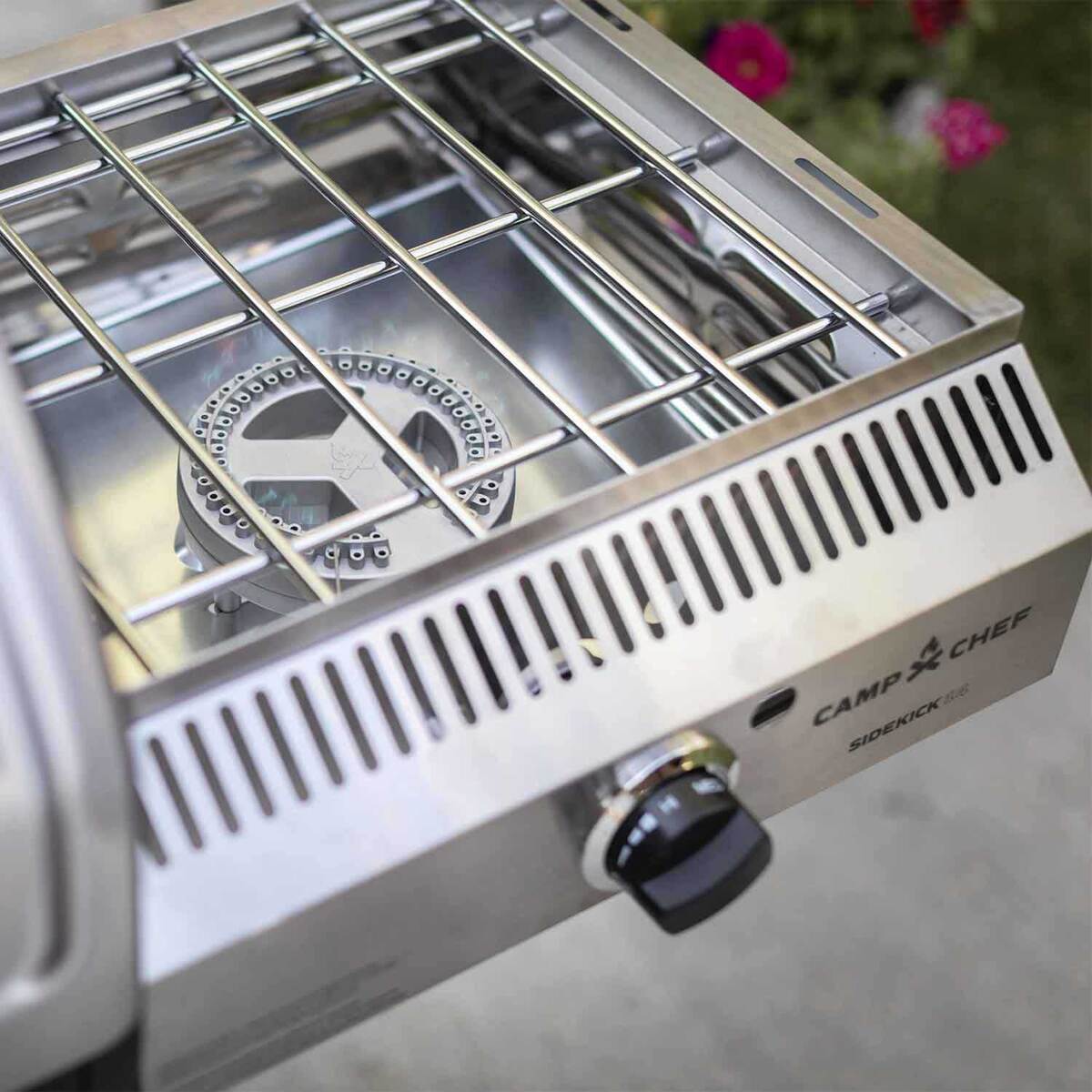 Camp Chef Sidekick Flat Top 1 Burner Stove with Griddle 4 Camp Chef Sidekick Flat Top 1 Burner Stove with Griddle