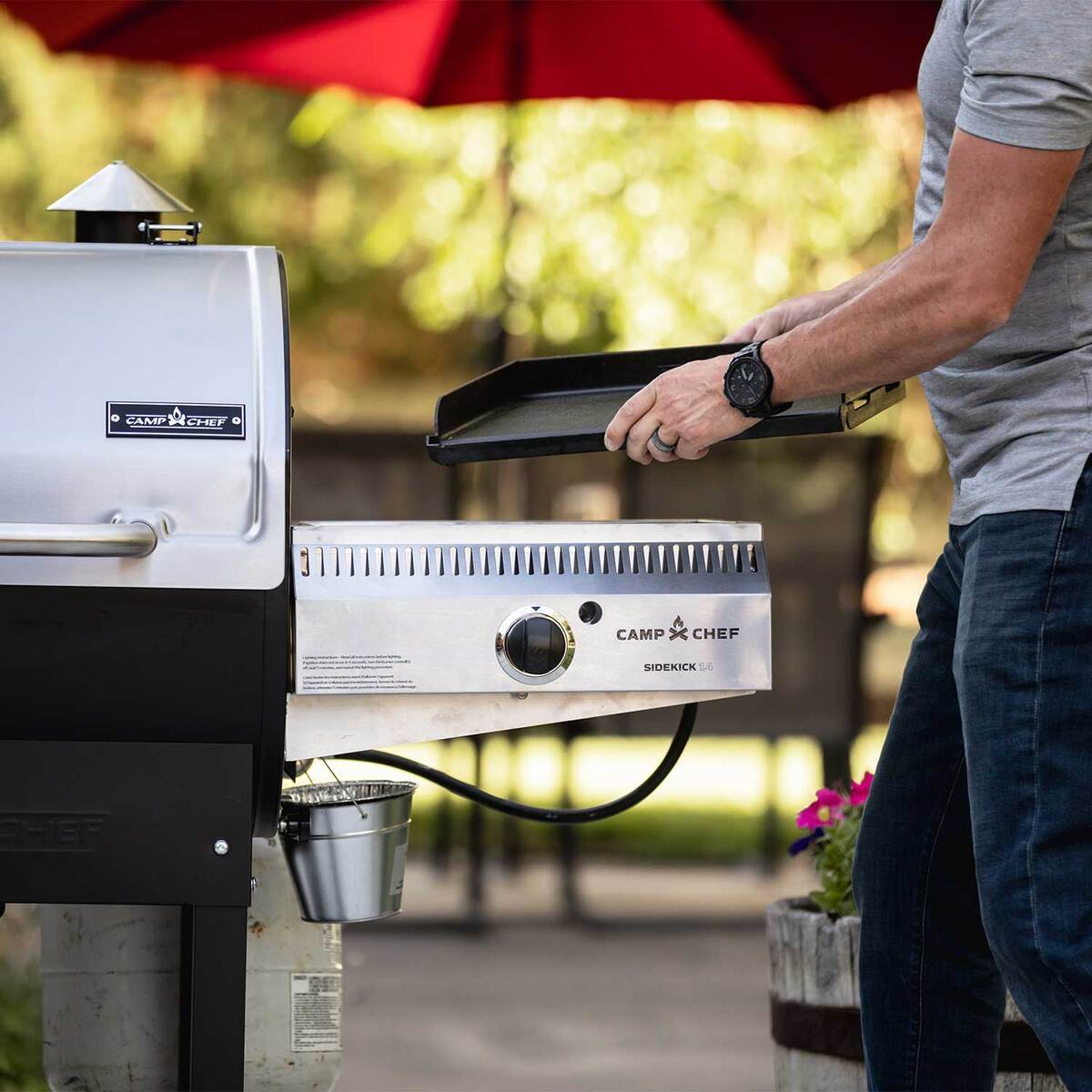 Camp Chef Sidekick Flat Top 1 Burner Stove with Griddle 7 Camp Chef Sidekick Flat Top 1 Burner Stove with Griddle
