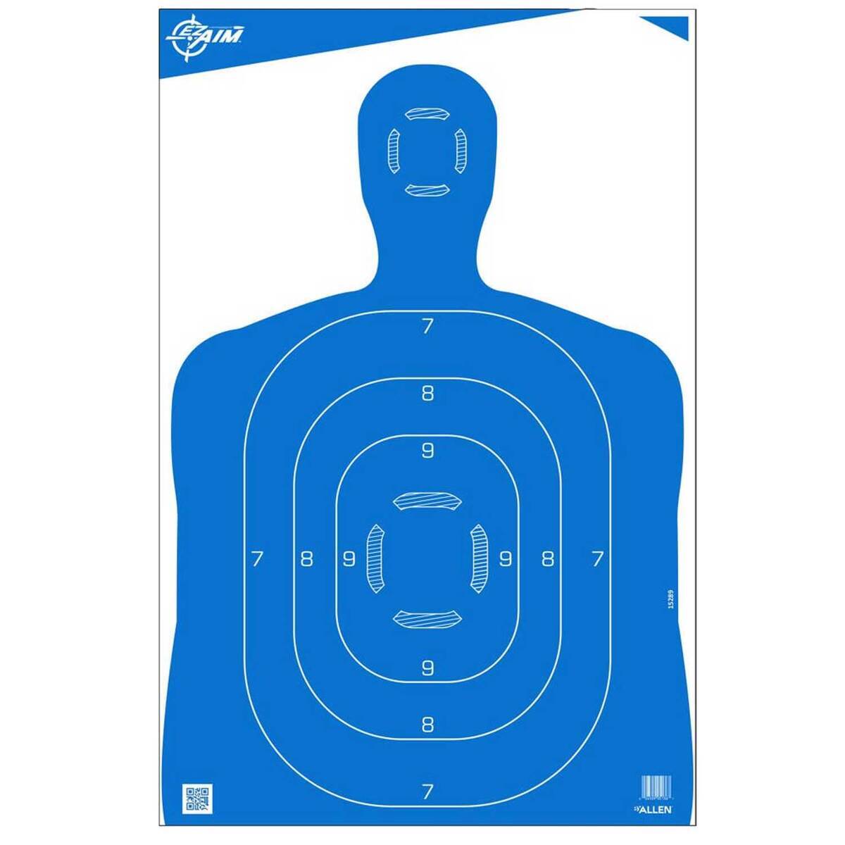 Allen Co EZ-Aim Silhouette Paper Targets - 100 Pack