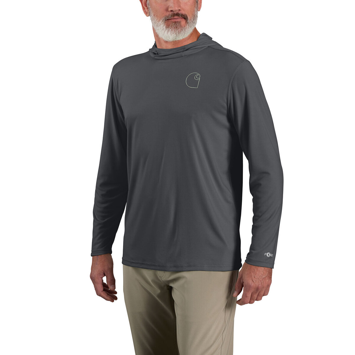 Carhartt Men's Force Sun Defender Lightweight Logo Graphic Long Sleeve Work Shirt 3 Carhartt Men's Force Sun Defender Lightweight Logo Graphic Long Sleeve Work Shirt