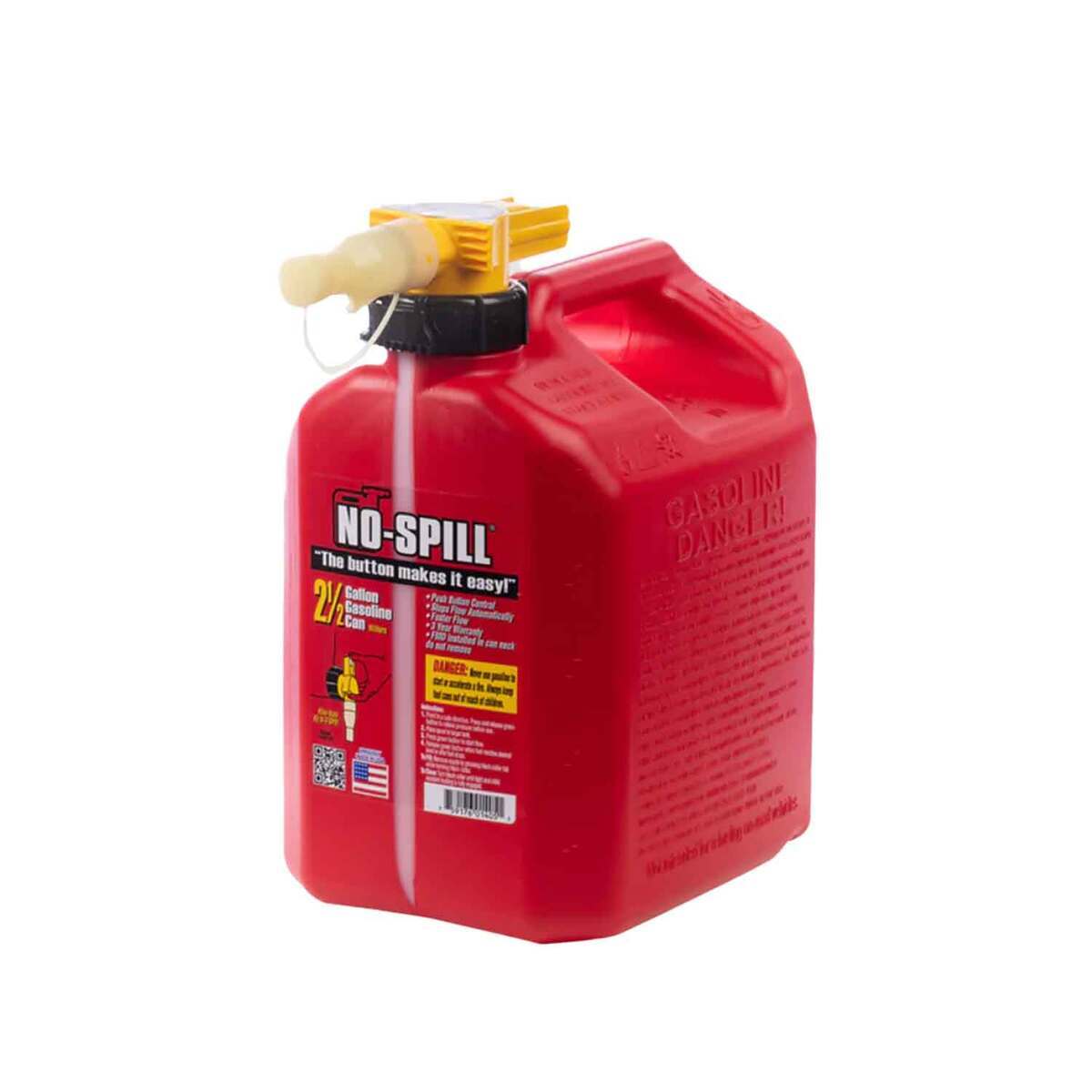 No-Spill Gas Can