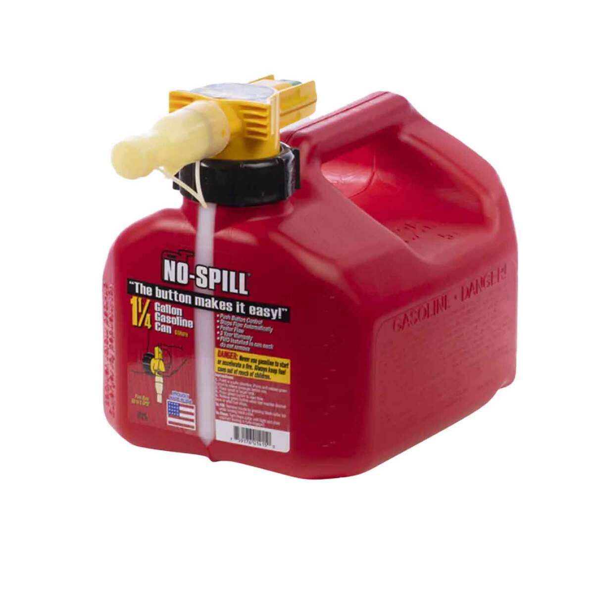 No-Spill Gas Can