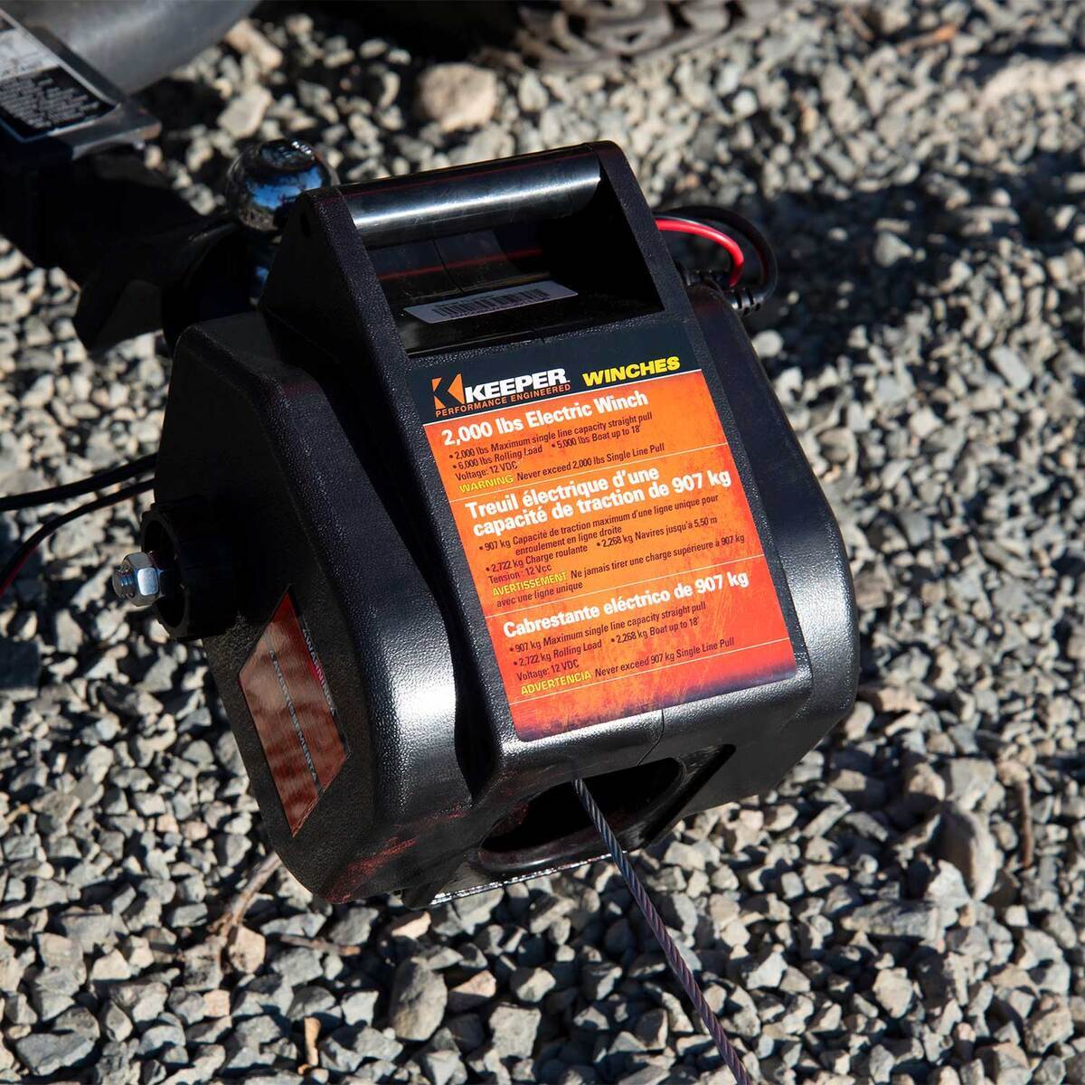 Keeper KWSL2000RM 2,000lb Hitch with Rapid Mount Trailer Hitch - Black 5 Keeper KWSL2000RM 2,000lb Hitch with Rapid Mount Trailer Hitch - Black