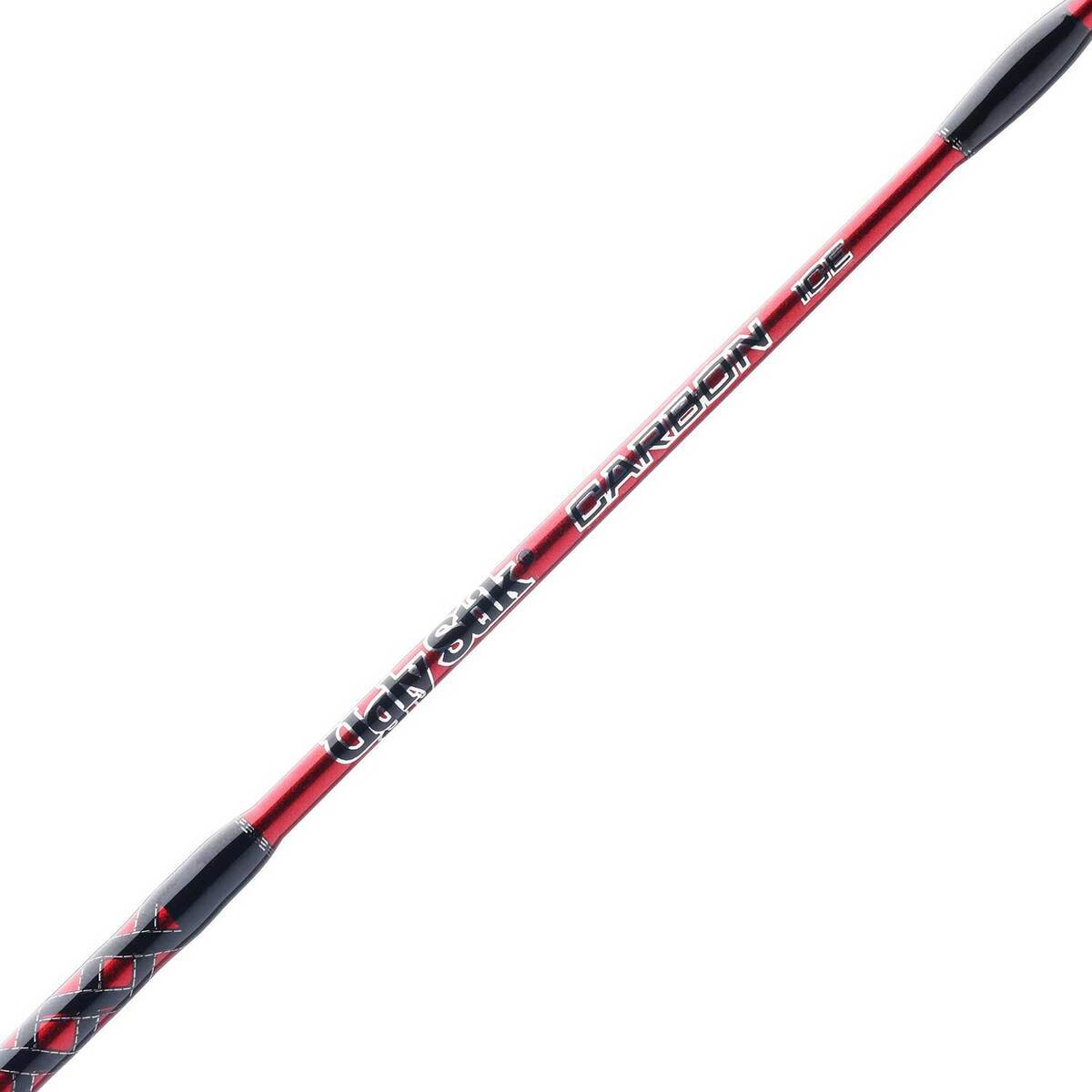 Ugly Stik Carbon Ice Fishing Spinning Rod and Reel Combo