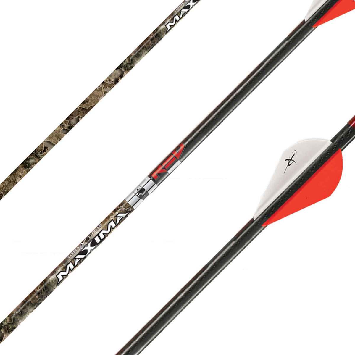 Carbon Express Maxima Red Contour 400 Spine Carbon Arrows - 6 Pack
