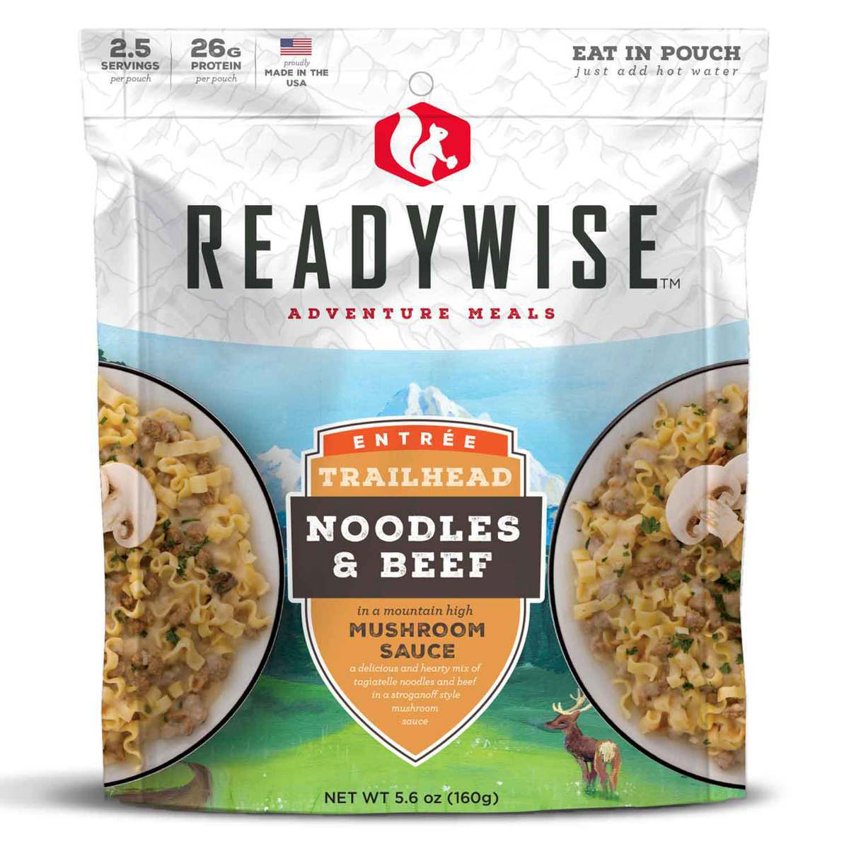 ReadyWise Trailhead Noodles & Beef - 2 Servings