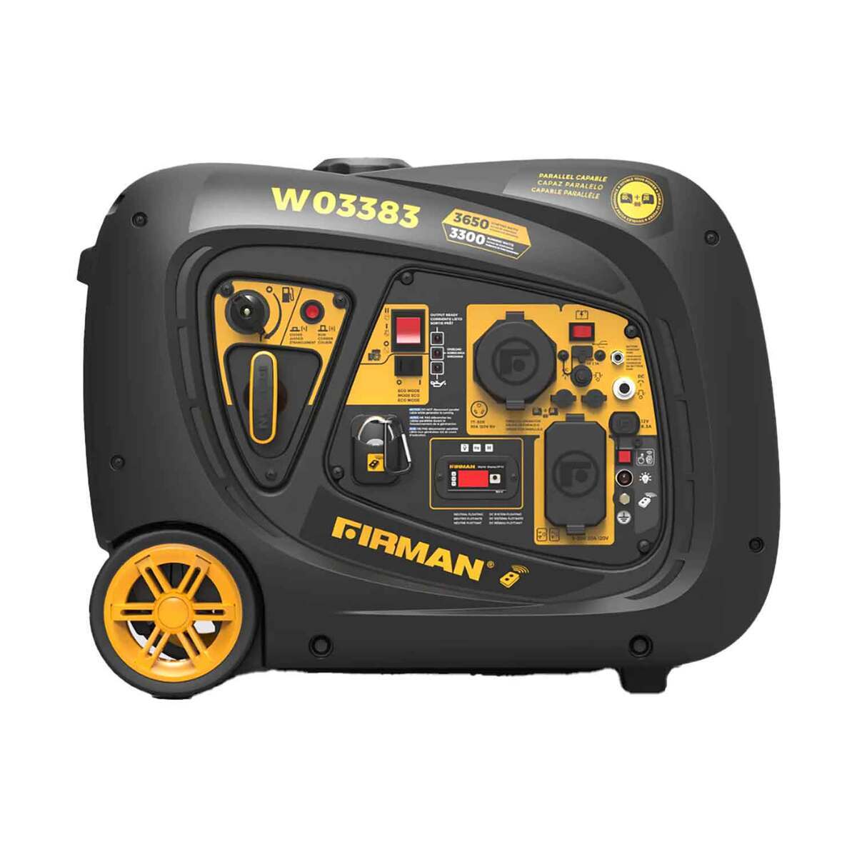 FIRMAN W03383 3650/3300 Watts Remote Start Inverter Generator - 50 State