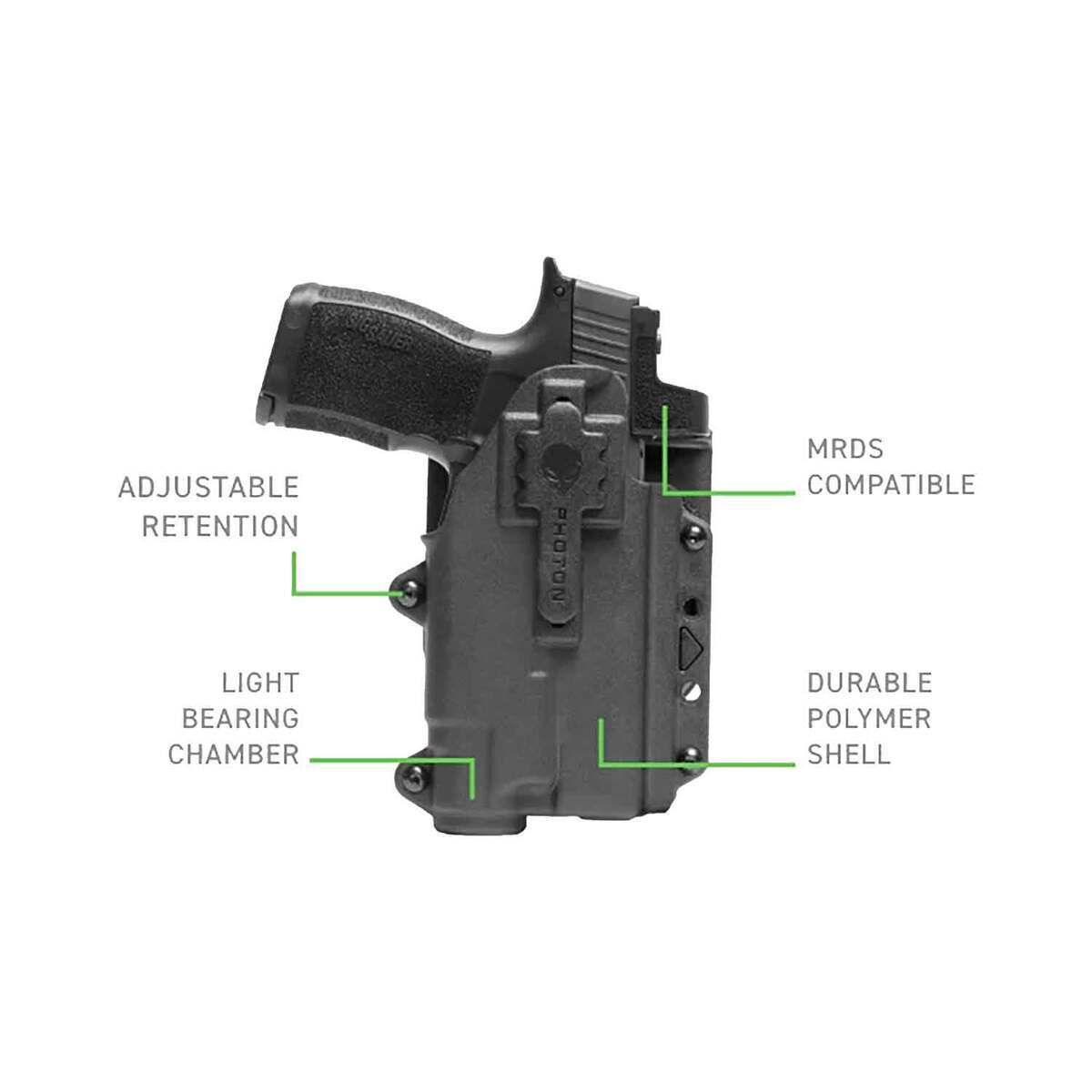 Alien Gear Photon Light-Bearing Glock 43x MOS/48 MOS Ambidextrous Holster 5 Alien Gear Photon Light-Bearing Glock 43x MOS/48 MOS Ambidextrous Holster