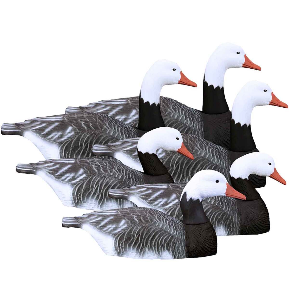 Higdon Full-Size Half-Shell Blue Goose Decoy - 6 Pack