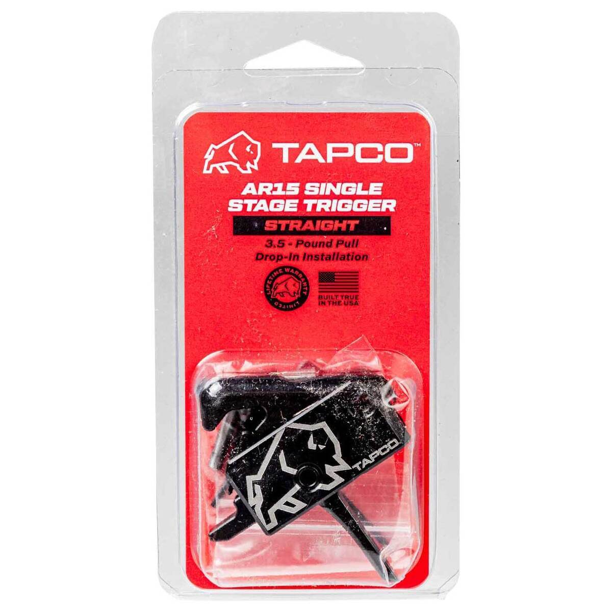 TAPCO AR-15 Single Stage Rifle Trigger - Straight 5 TAPCO AR-15 Single Stage Rifle Trigger - Straight