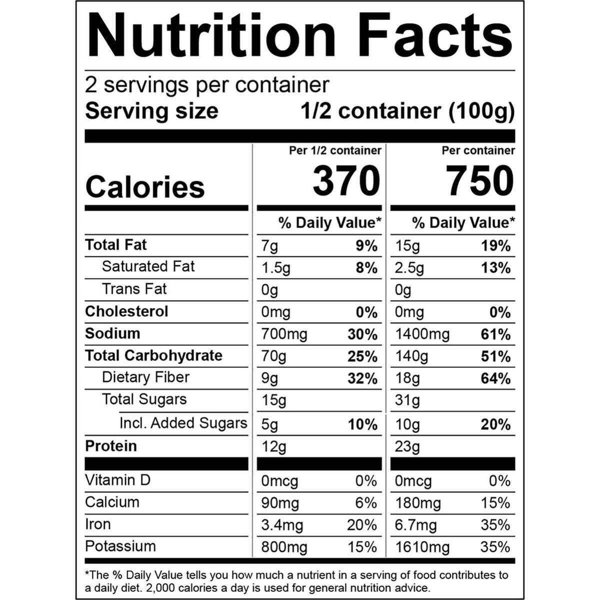 Good To-Go Pasta Marinara - 2 Servings 3 Good To-Go Pasta Marinara - 2 Servings