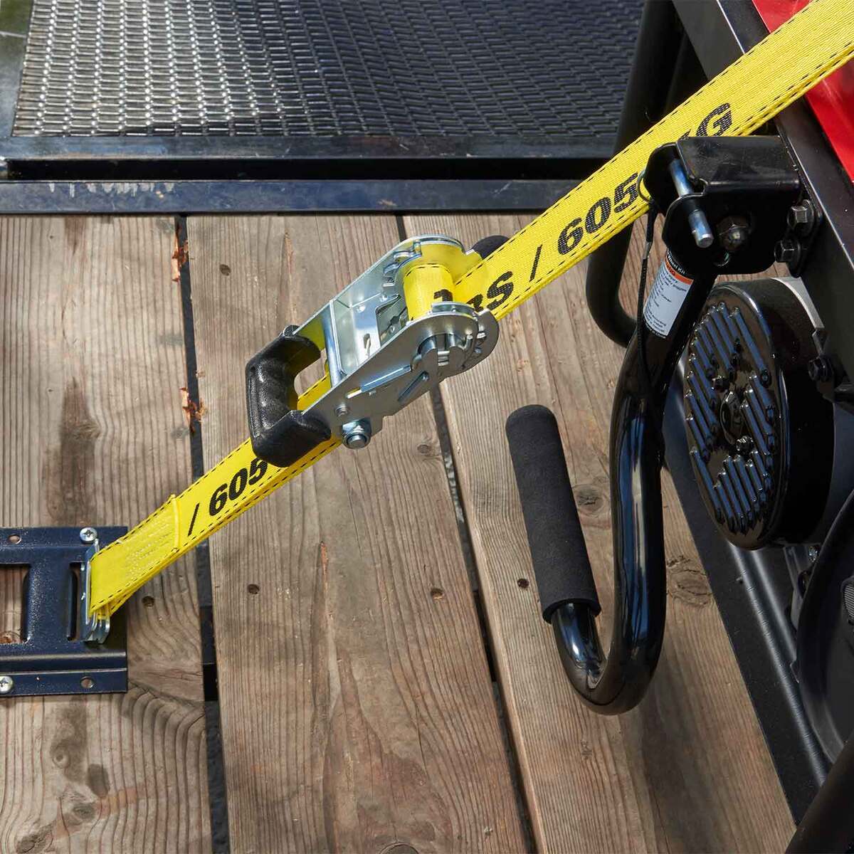 Keeper Logistic Ratchet Tie-Down with 2 E-Track Fittings - 15ft