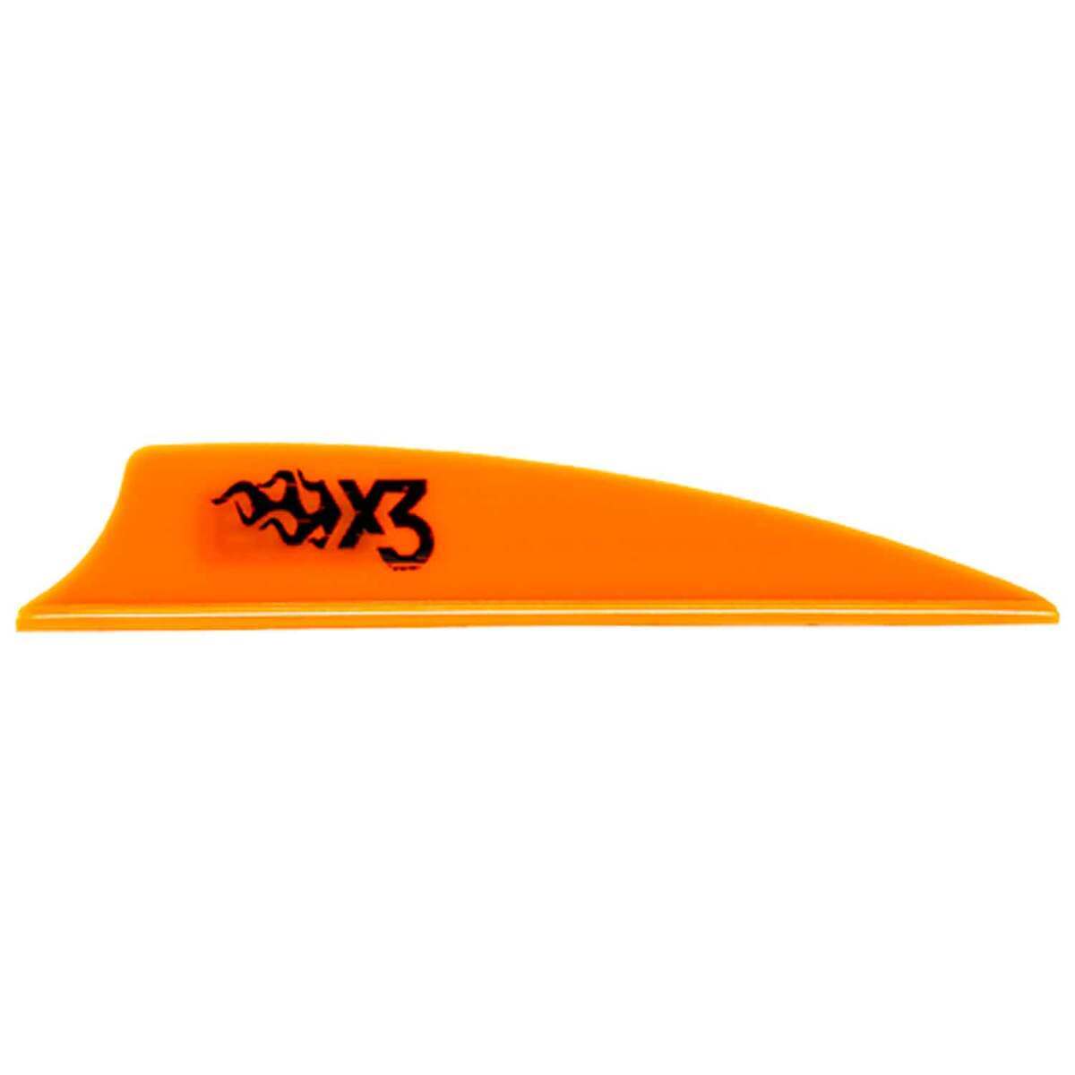 Bohning X3 2.25in Neon Orange Vanes - 100 Pack