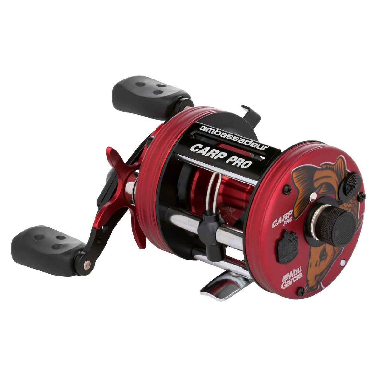 Abu Garcia Ambassadeur Pro Rocket Black Edition Baitcast Reel - Size 6500, Right Retrieve