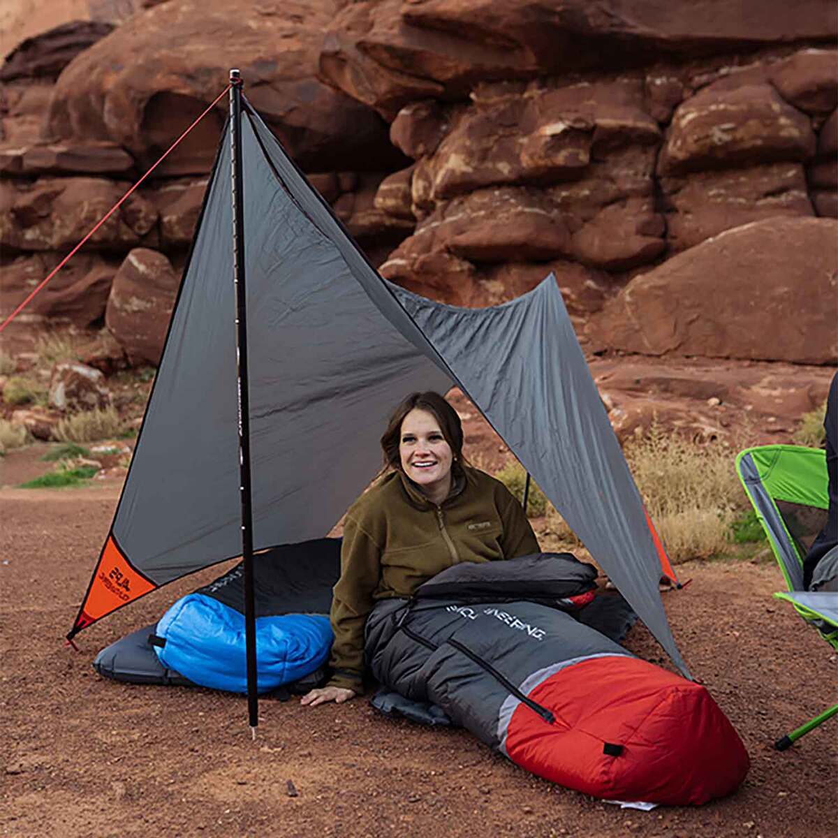 ALPS Mountaineering Ultra-Light Tarp Shelter - Charcoal/Red 3 ALPS Mountaineering Ultra-Light Tarp Shelter - Charcoal/Red