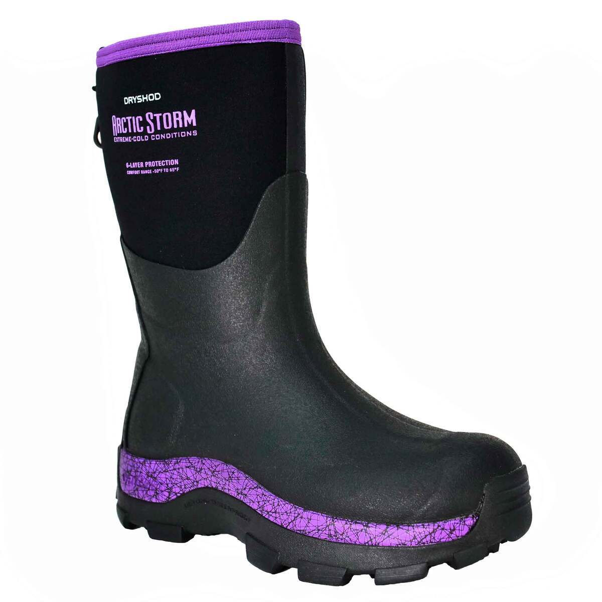 Dryshod Women's Arctic Storm Waterproof Mid Top Pull On Boots 5 Dryshod Women's Arctic Storm Waterproof Mid Top Pull On Boots