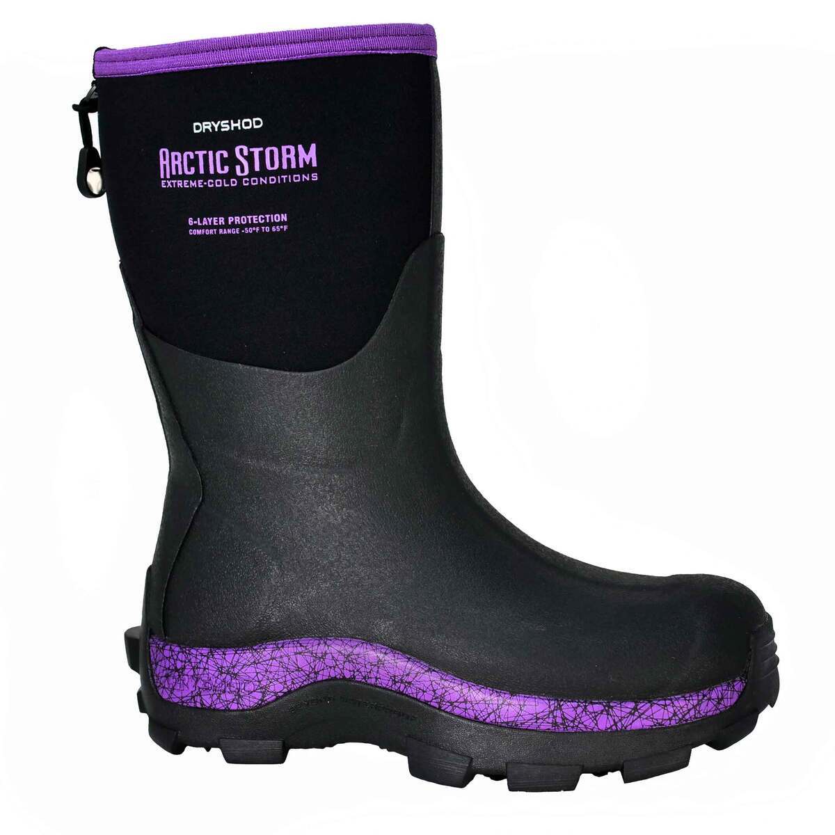 Dryshod Women's Arctic Storm Waterproof Mid Top Pull On Boots 8 Dryshod Women's Arctic Storm Waterproof Mid Top Pull On Boots