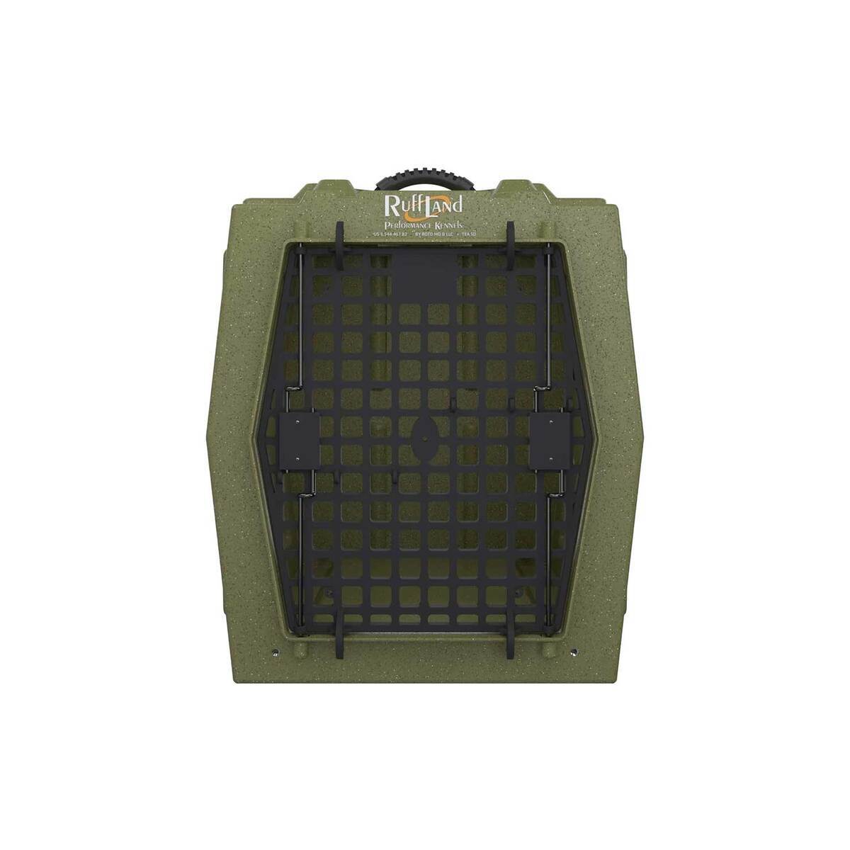 Ruff Land Single Door Dog Kennel - OD Green