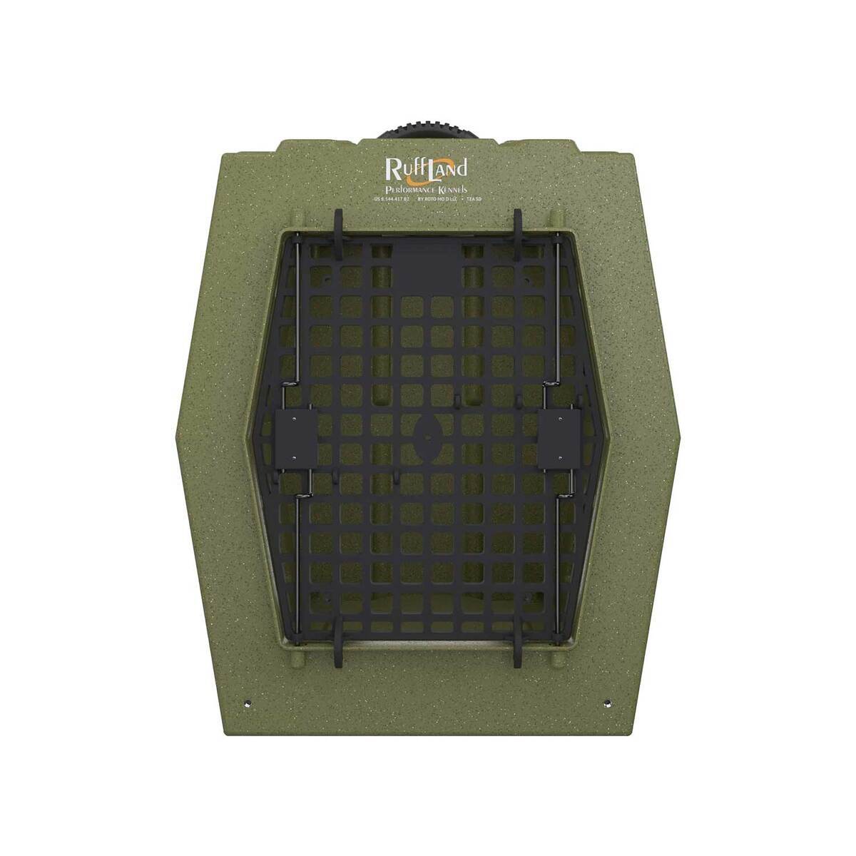 Ruff Land Single Door Dog Kennel - OD Green