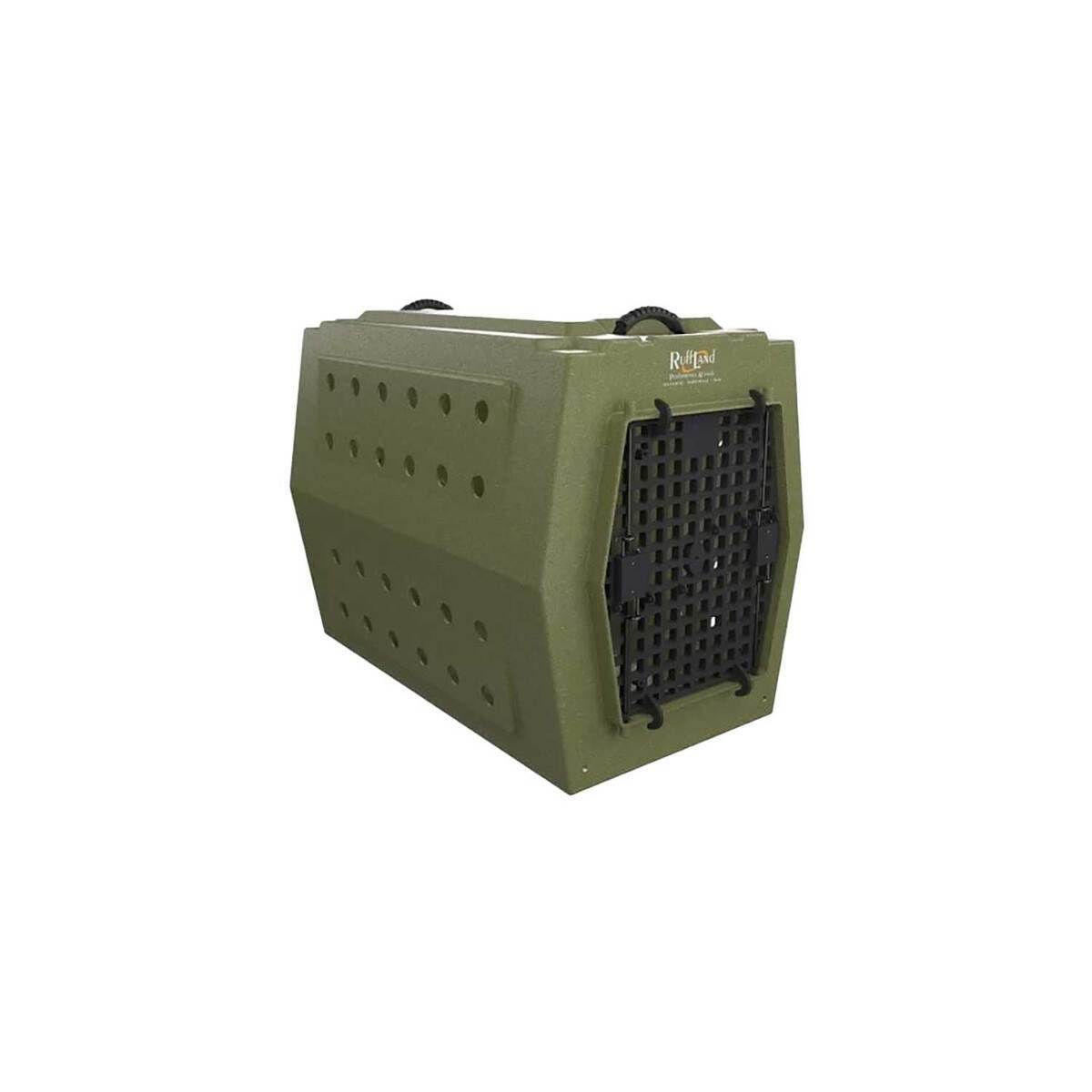 Ruff Land Single Door Dog Kennel - OD Green 4 Ruff Land Single Door Dog Kennel - OD Green