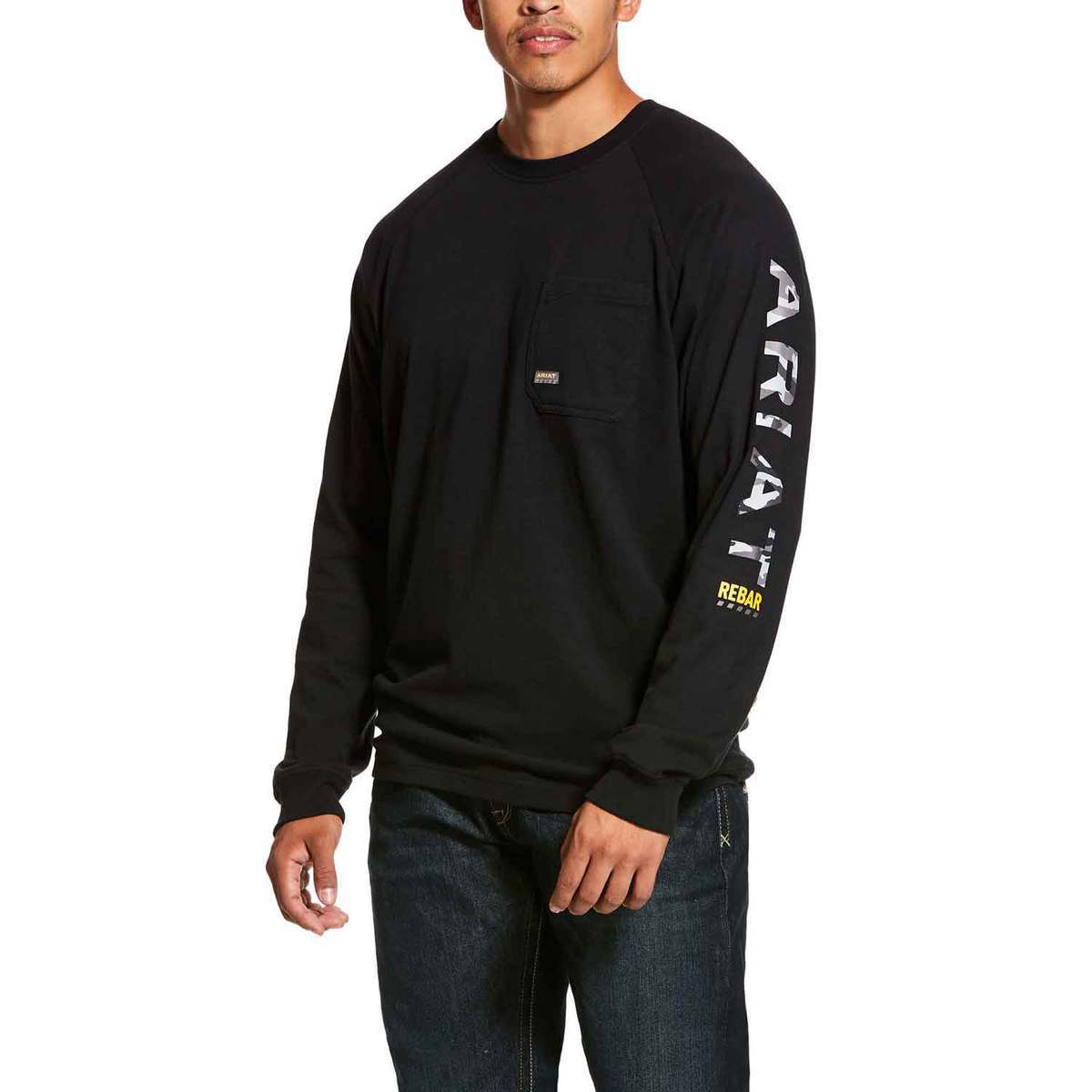 Ariat Men's Rebar Cotton Strong Long Sleeve Shirt