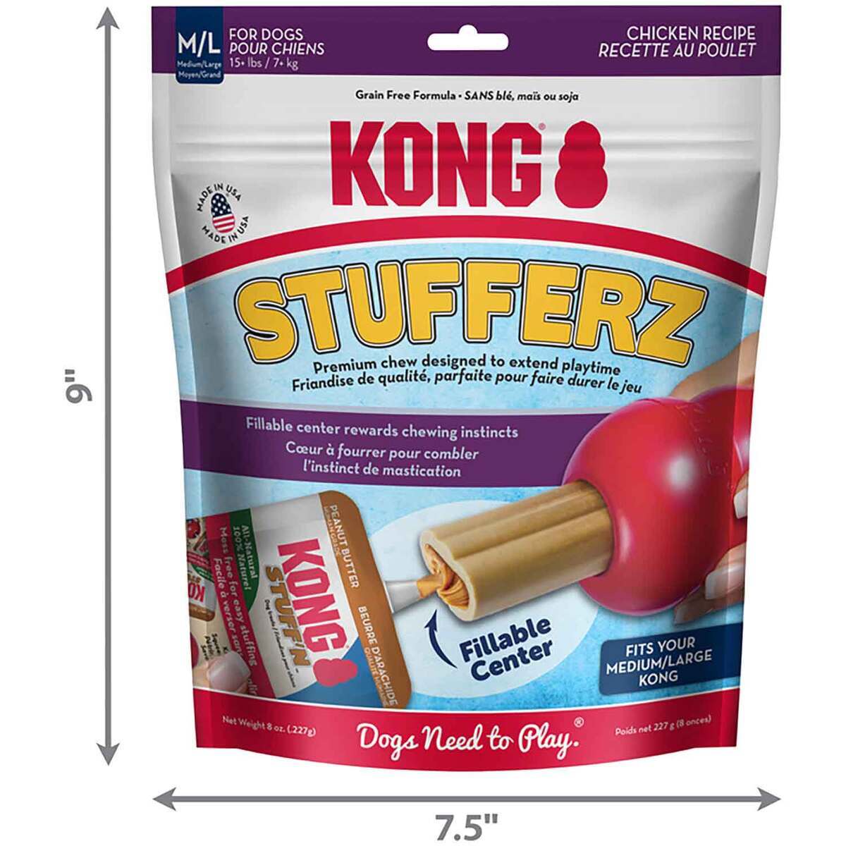 KONG Stufferz Chicken Dog Treat