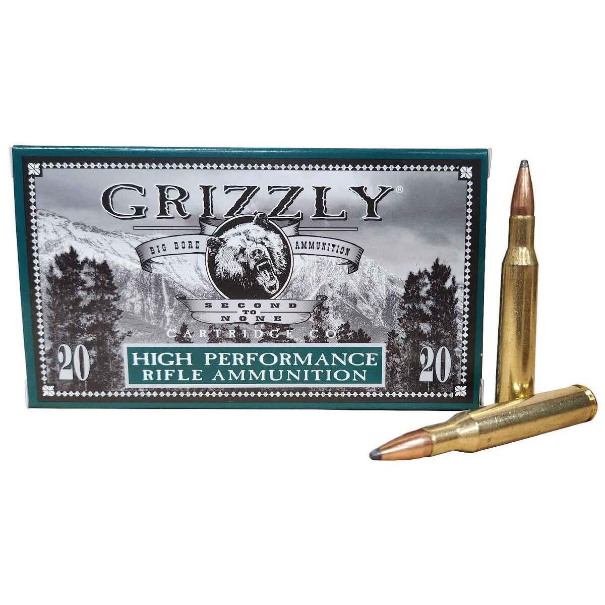 Grizzly Cartridge 30-06 Springfield 180gr Soft Point Rifle Ammo - 20 Rounds