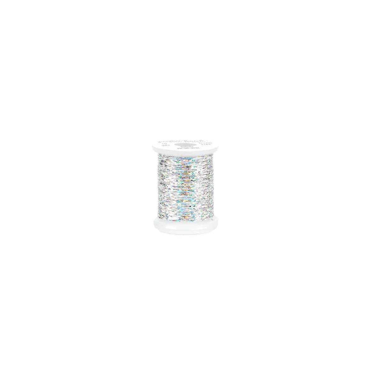 Perfect Hatch Holographic Fly Tying Tinsel - Silver, 1/69in