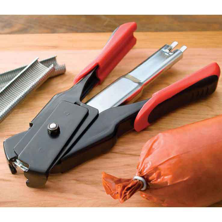 LEM Spring Loaded Hog Ring Pliers w/ 100 Rings