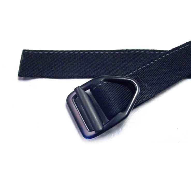 Bison Designs Men's Last Chance Top Stitch Web Belt BLK