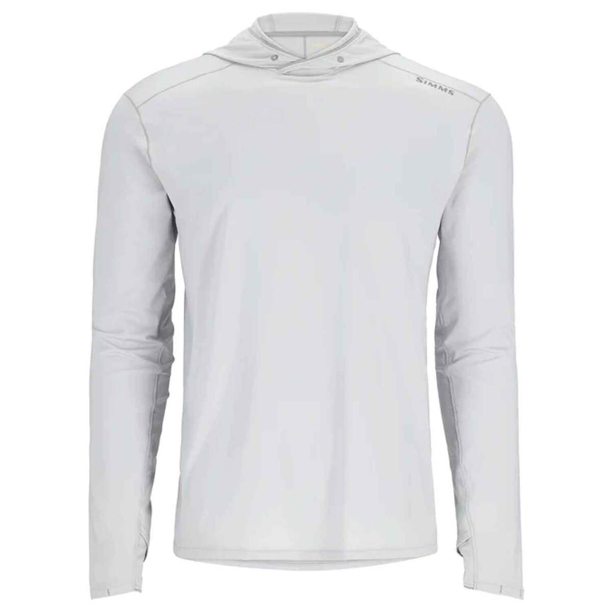 Simms Men's SolarFlex Hooded Long Sleeve Fishing Shirt