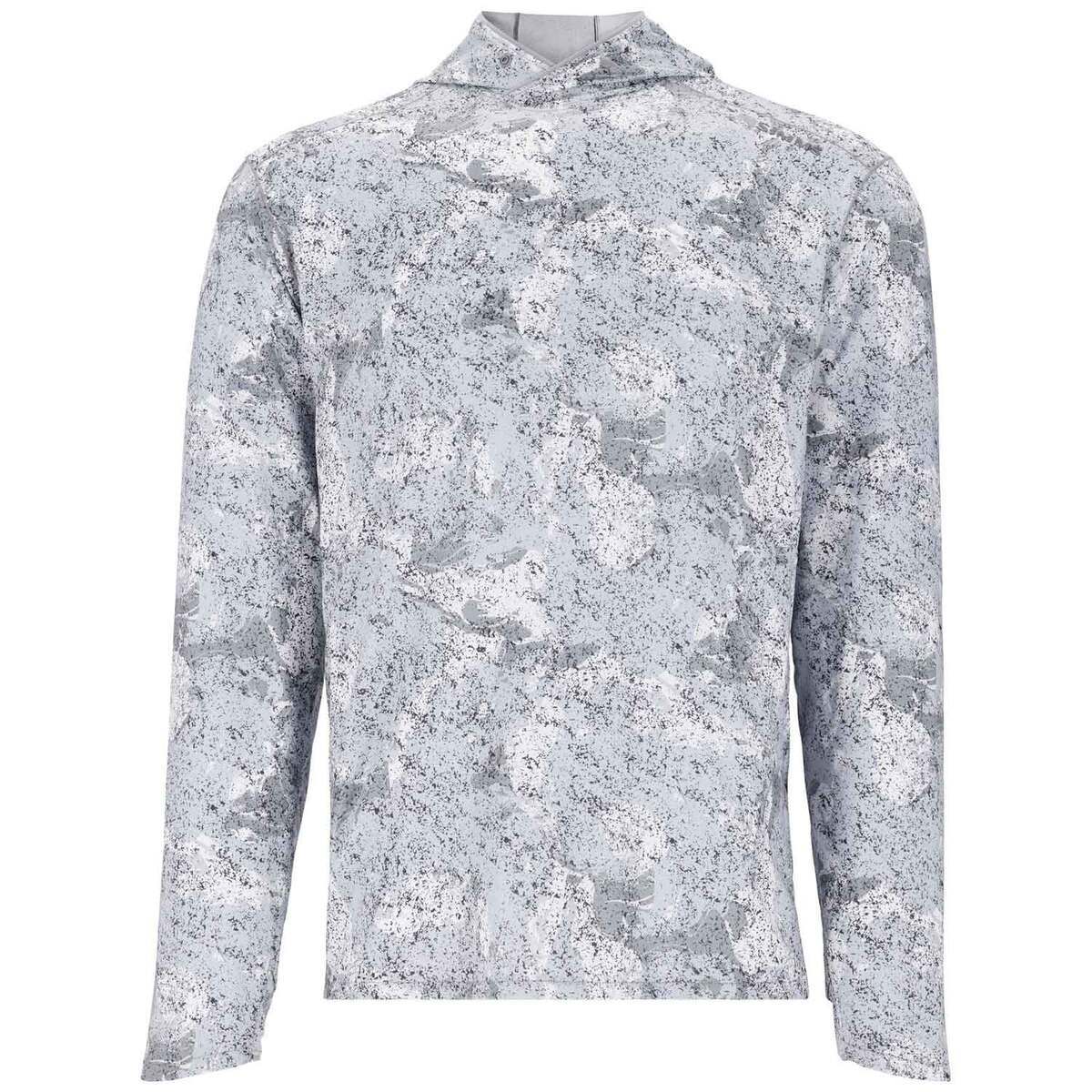 Simms Men's SolarFlex Hooded Long Sleeve Fishing Shirt