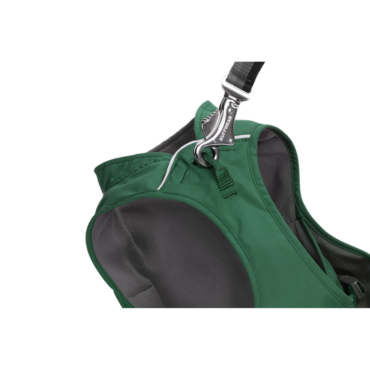Ruffwear Overcoat Fuse Polyester Jacket and Harness Combo - Evergreen - Medium 4 Ruffwear Overcoat Fuse Polyester Jacket and Harness Combo - Evergreen - Medium