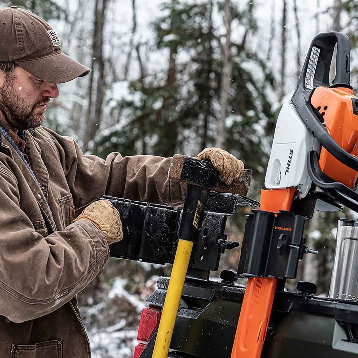 Kolpin Off-Road Vehicle Chainsaw Mount - Polaris Ranger / General 3 Kolpin Off-Road Vehicle Chainsaw Mount - Polaris Ranger / General